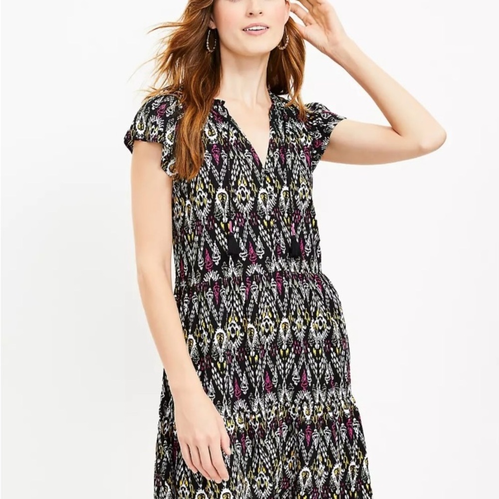 Loft | Size L | Patterned Dress